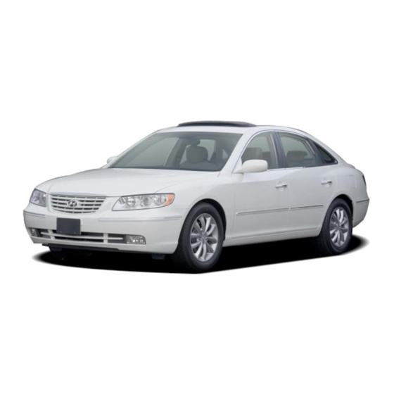 Hyundai 2006 Azera Quick Reference Manual