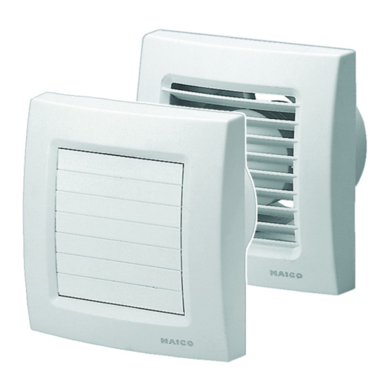 Maico ECA 120 SERIES Manuals