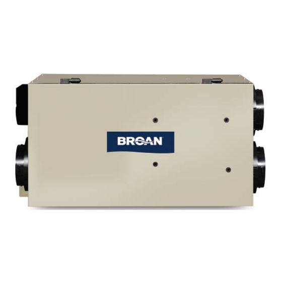 Broan HRV190S Series User Manual