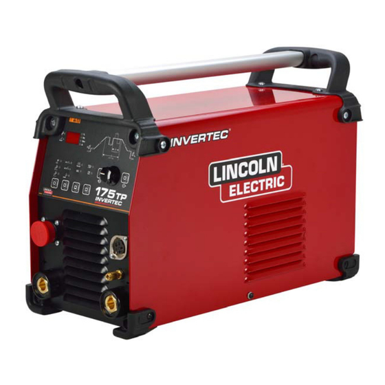 Lincoln Electric INVERTEC 175TP Operator's Manual