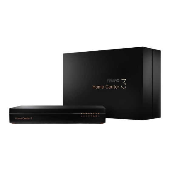 FIBARO Home Center 3 Installation Manual