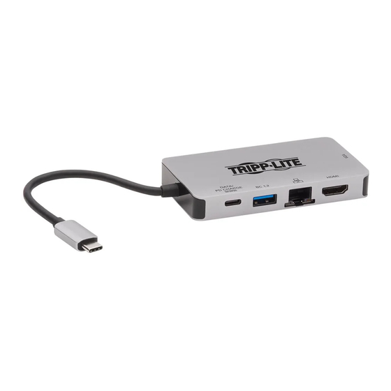 Tripp Lite U442-DOCK6-GY Owner's Manual