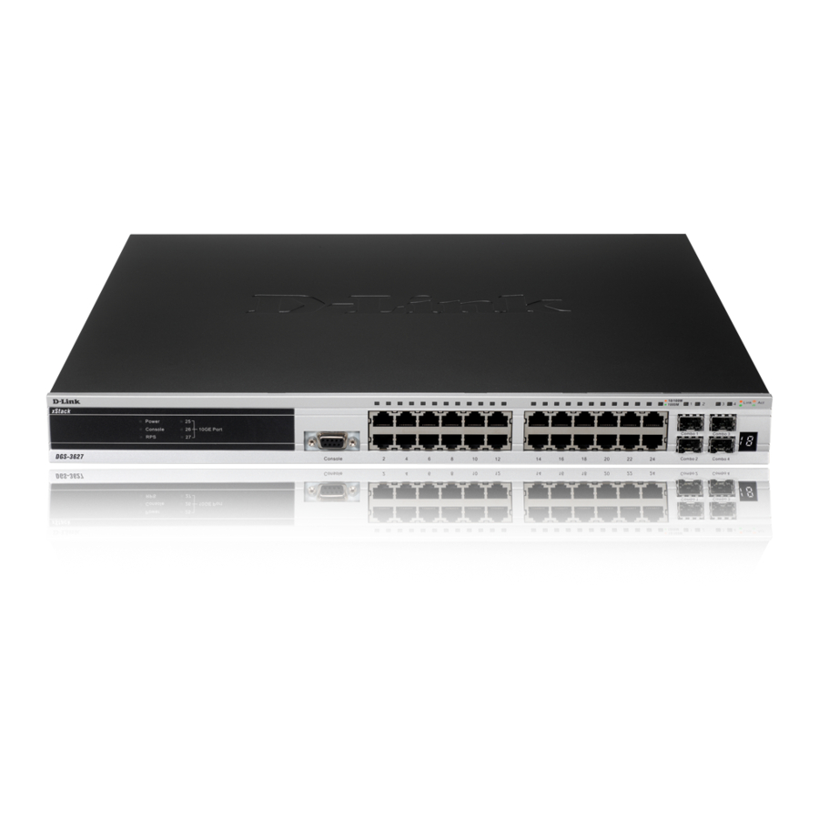D-Link xStack DGS-3627 Specifications