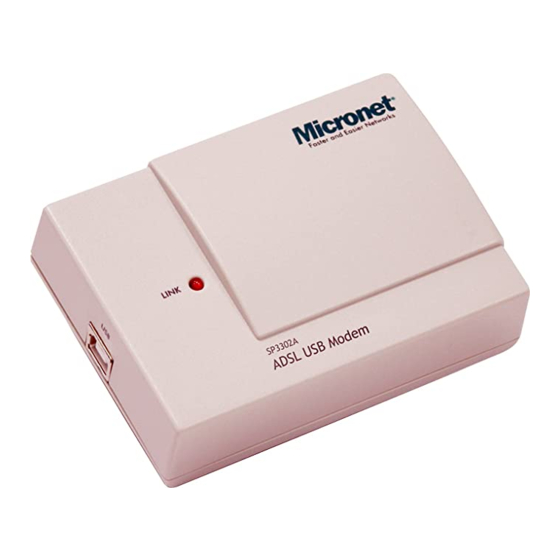 MicroNet SP3302A Manual
