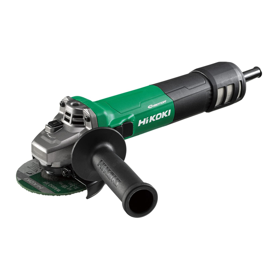 HIKOKI G 10VE2 Handling Instructions Manual
