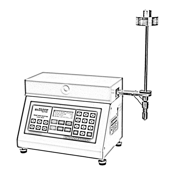 Taber 5750 Manuals