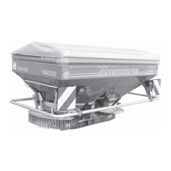 Amazone ZA-M 900 Operation Manual