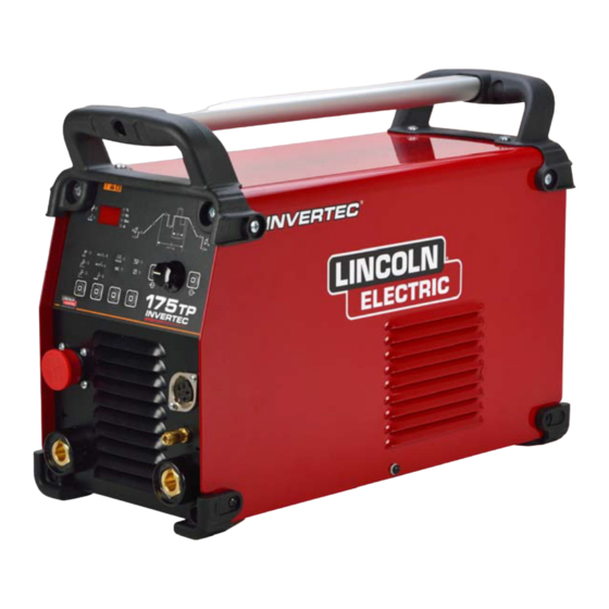 Lincoln Electric INVERTEC 175TP Service Manual