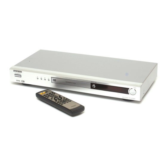 Onkyo DV-SP303 Manuel D'instructions