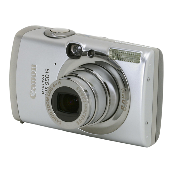 Canon IXUS 950 IS User Manual