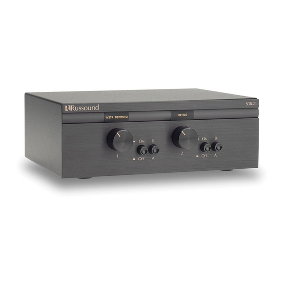 Russound SDB series Installation Manual