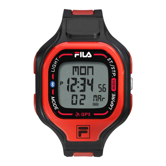 FILA FILActive 38-980 Quick Manual