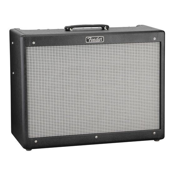 Fender Hot Rod III Series Training Manual