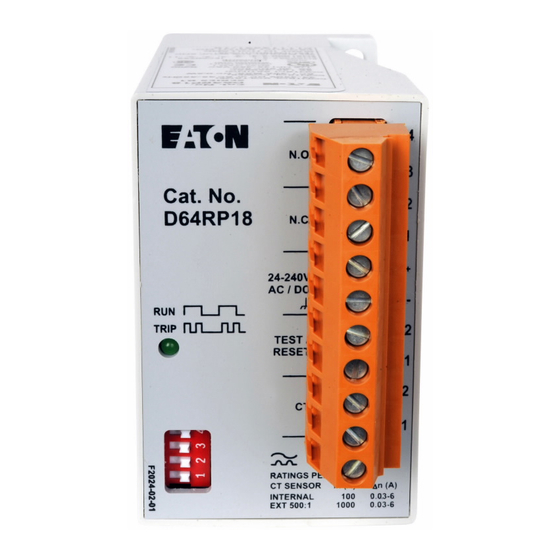 Eaton Cutler-Hammer D64RP18 Instruction Manual