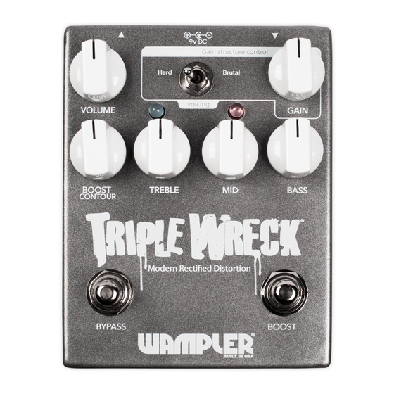 Wampler Triple Wreck Manual