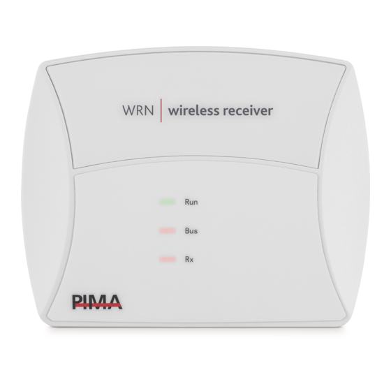 Pima WRN143 Installation Instructions Manual