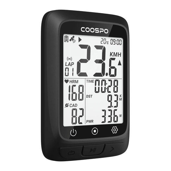 COOSPO BC107 User Manual