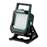 Metabo BSA 12-18 LED 2000 Original Instructions Manual