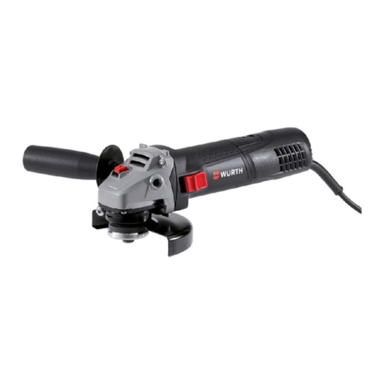 Würth EWS 7-115 BASIC Translation Of The Original Operating Instructions