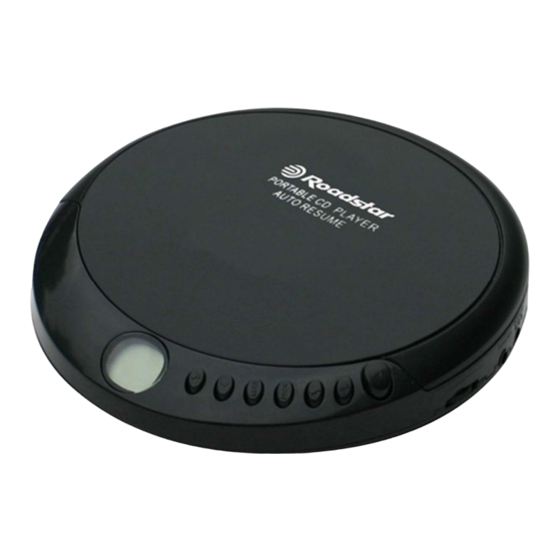 Roadstar PCD-435CD/BK Instruction Manual