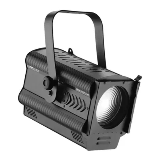 LDR Alba F250 TW 380W 100/260V, DMX512 + RDM Operating Instructions Manual