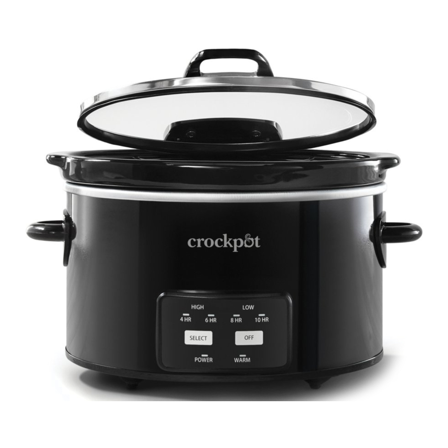 Crock-Pot CPSCVO45HL-BP - 4.5-Quart Lift & Serve Hinged Lid Slow Cooker ...