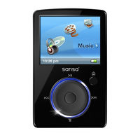 Sandisk SDMX14R-004GK-ob - 4GB Sansa Fuze Video MP3 Player User Manual