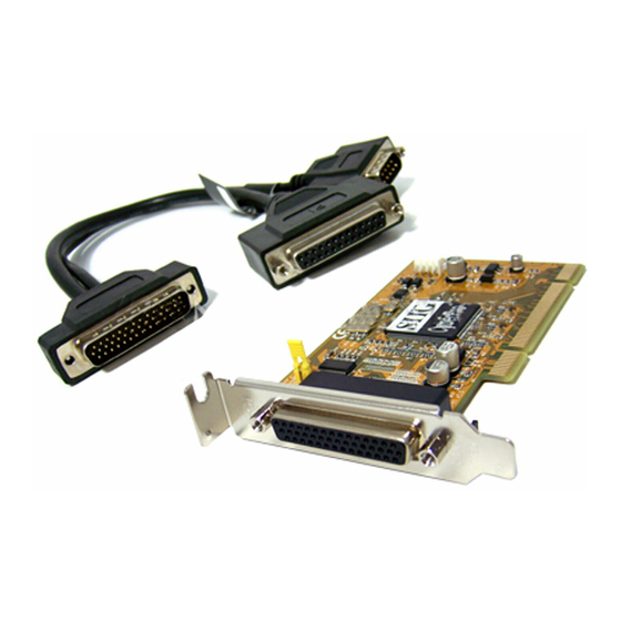 SIIG Low Profile PCI-1S1P Quick Installation Manual