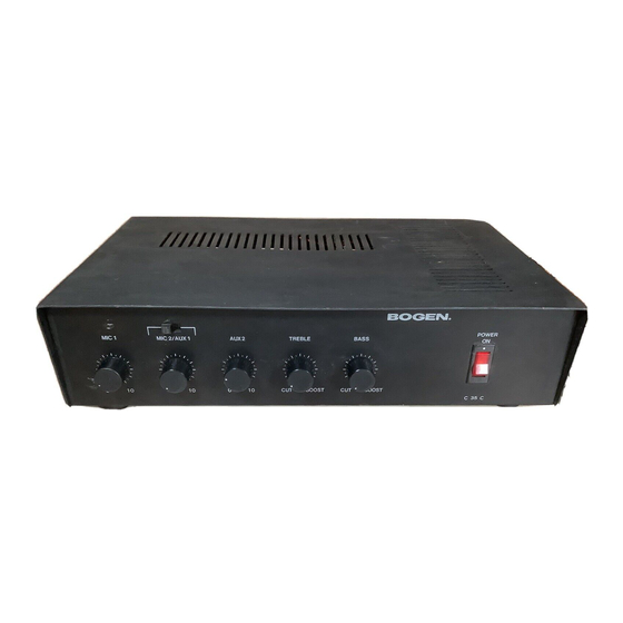 Bogen C35C Manual