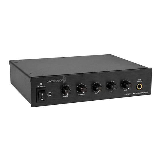 DaytonAudio DA10T User Manual