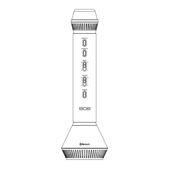 808 Audio Singsation SPKA10 Quick Start Up Manual