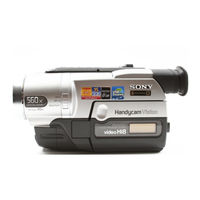 Sony video Hi8 CCD-TRV108 Operating Instructions Manual