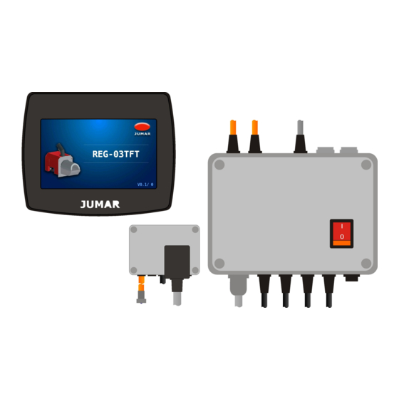 JUMAR REG-03TFT Pellet Burner Controller Manuals