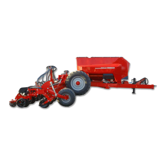 horsch Maestro 16 SX Operating Instructions Manual