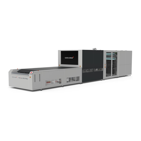 Glunz & Jensen Flex-i-Line 520 XP Pre-Installation Manual