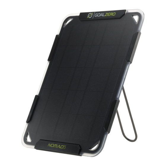 Goalzero NOMAD 5 User Manual