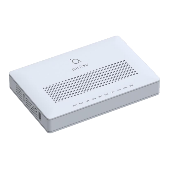 AirLive ONU-10XG-1004-10G Quick Installation Manual