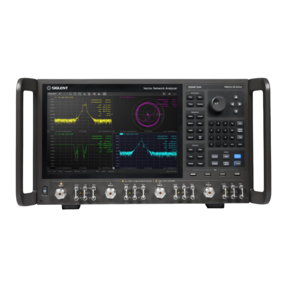 SIGLENT SNA6000A Series User Manual
