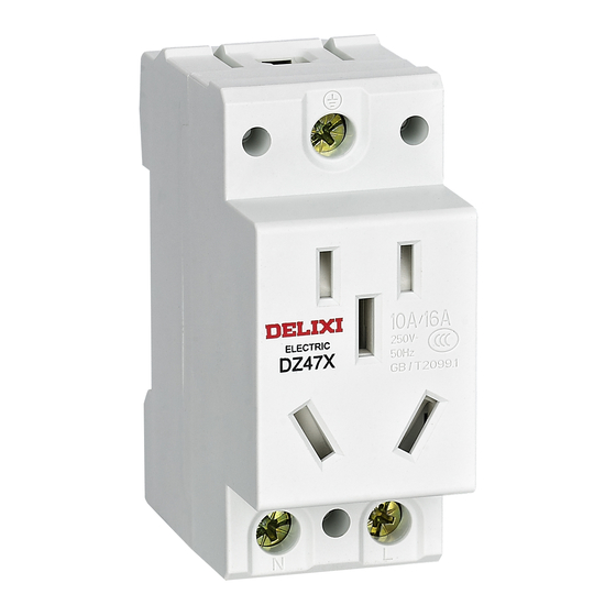Delixi DZ47X Series User Manual