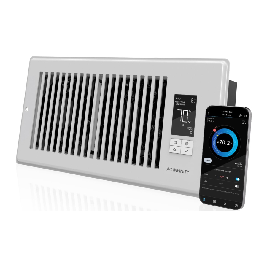 AC Infinity AIRTAP Series, AIRTAP T4 Manual