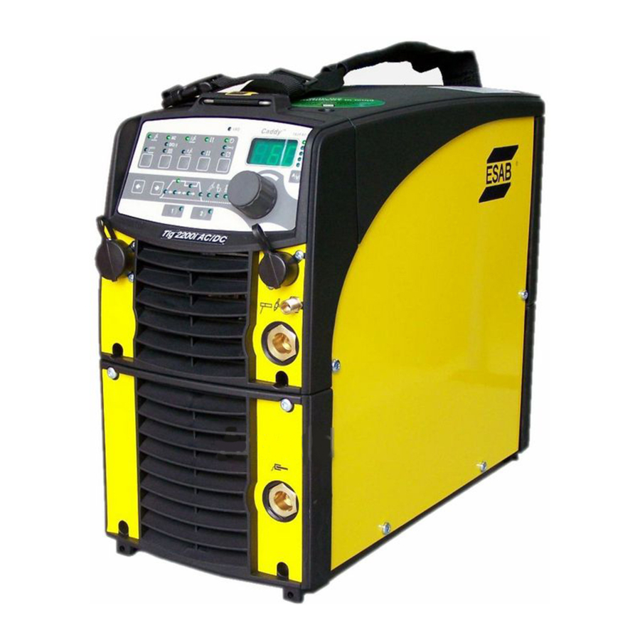 ESAB Caddy Tig 2200i AC/DC Manual