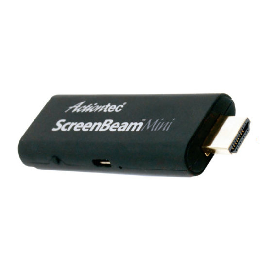 ActionTec ScreenBeam Mini SBWD50A Installation Manual