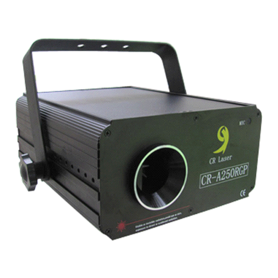 CR Laser A25 User Manual