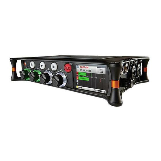 Sound Devices MixPre-6 Quick Start Manual