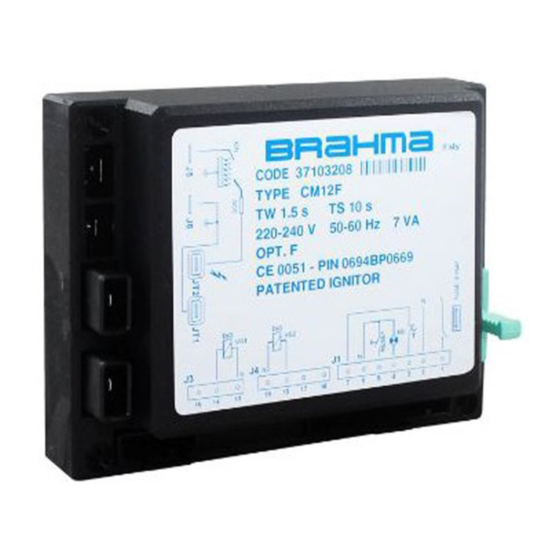 BRAHMA SM11F Manual