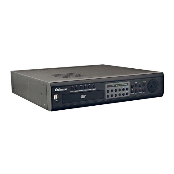 Swann DVR16-8500AI SW243-X6G Specifications