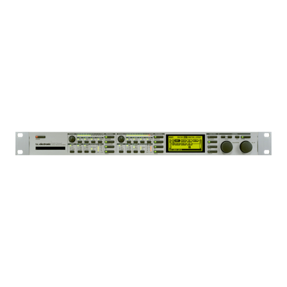 TC Electronic Gold Channel User Manual