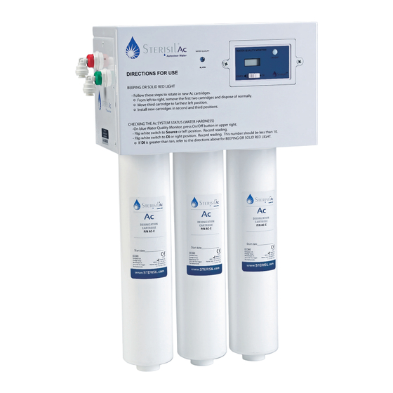 Sterisil AC Autoclave Water Purification Manuals