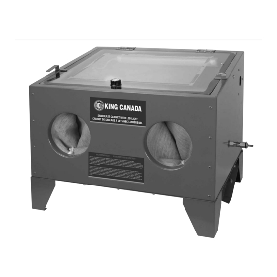 King Canada KSB-110N-LED Instruction Manual