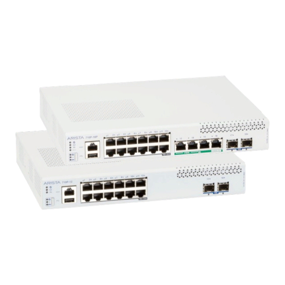 Arista CCS-710P-12 Quick Start Manual